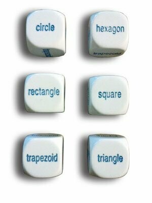 Shape Words Dice