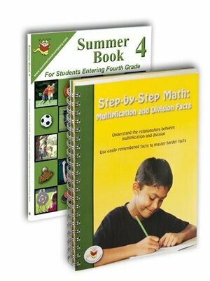 Summer Book 4 Math Challenge Bundle