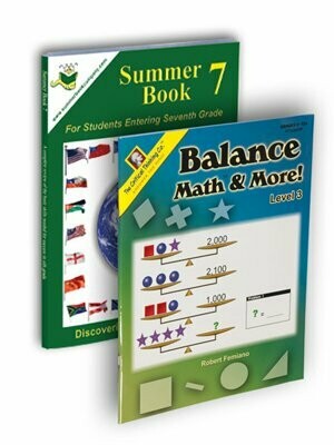 Summer Book 7 Math Challenge Bundle