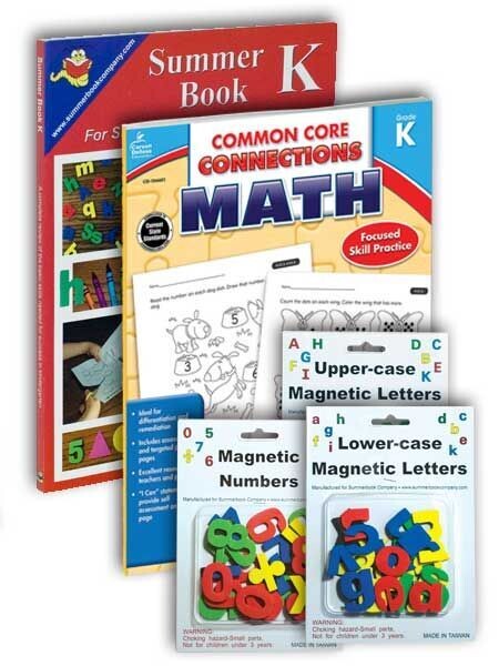 Summer Book K Math Challenge Bundle