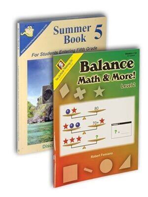 Summer Book 5 Math Challenge Bundle