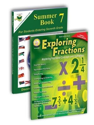 Summer Book 7 Math Catch-up Bundle