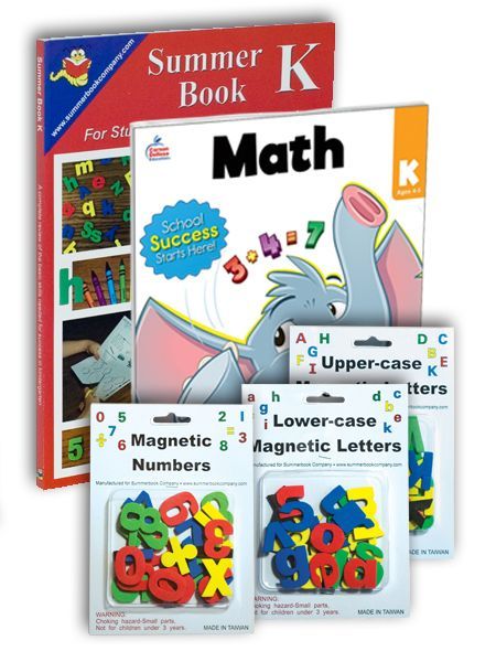 Summer Book K Math Challenge Bundle