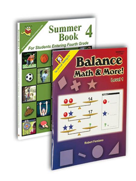 Summer Book 4 Math Challenge Bundle