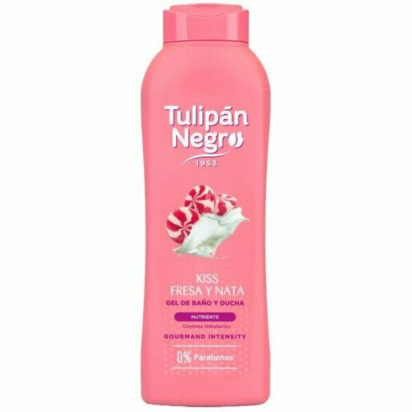 GEL TULIPAN NEGRO FRESAS CON NATA 720ML