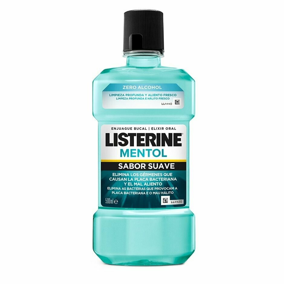 ENJUAGUE BUCAL LISTERINE MENTOL 500ML