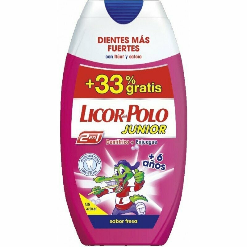 PASTA DE DIENTES LICOR DEL POLO JUNIOR + DE 6 AÑOS