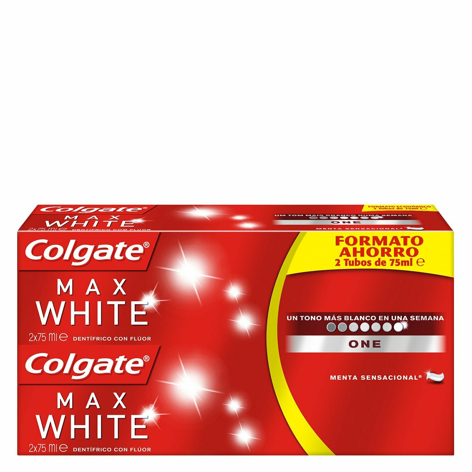 PASTA DE DIENTES COLGATE MAX WHITE PACK DUPLO