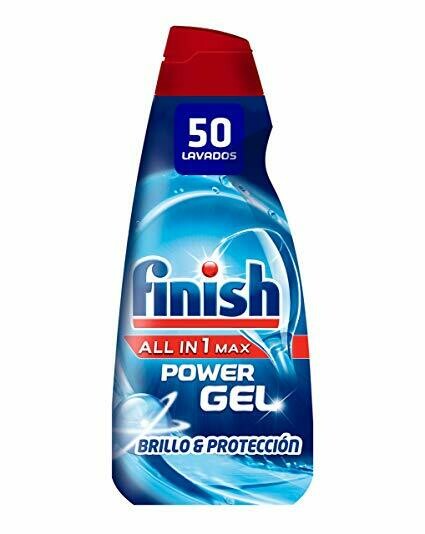 DETERGENTE LAVAVAJILLAS FINISH POWERGEL TODO EN 1 50 LAVADOS