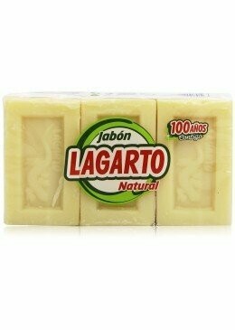 JABON NATURAL LAGARTO PACK 3UDS