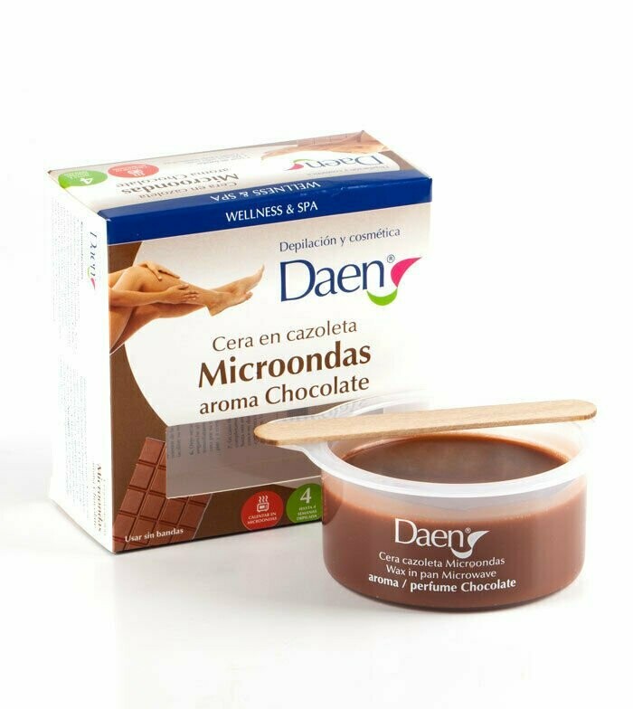 CERA DEPILATORIA EN CAZOLETA DAEN CHOCOLATE