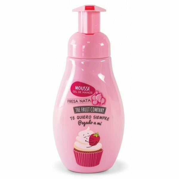 JABON DE MANOS THE FRUIT COMPANY FRESAS CON NATA 250ML