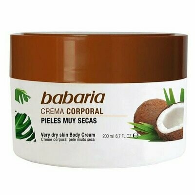 CREMA CORPORAL BABARIA COCO PIELES MUY SECAS