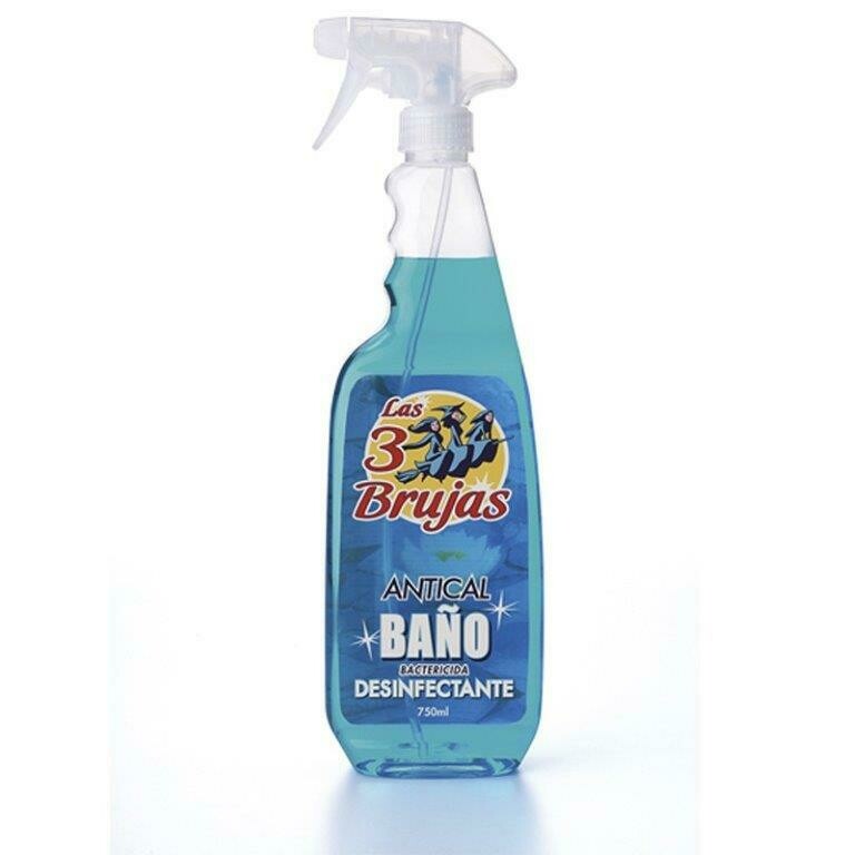 LIMPIABAÑO DESINFECTANTE LAS 3 BRUJAS PISTOLA 740ML