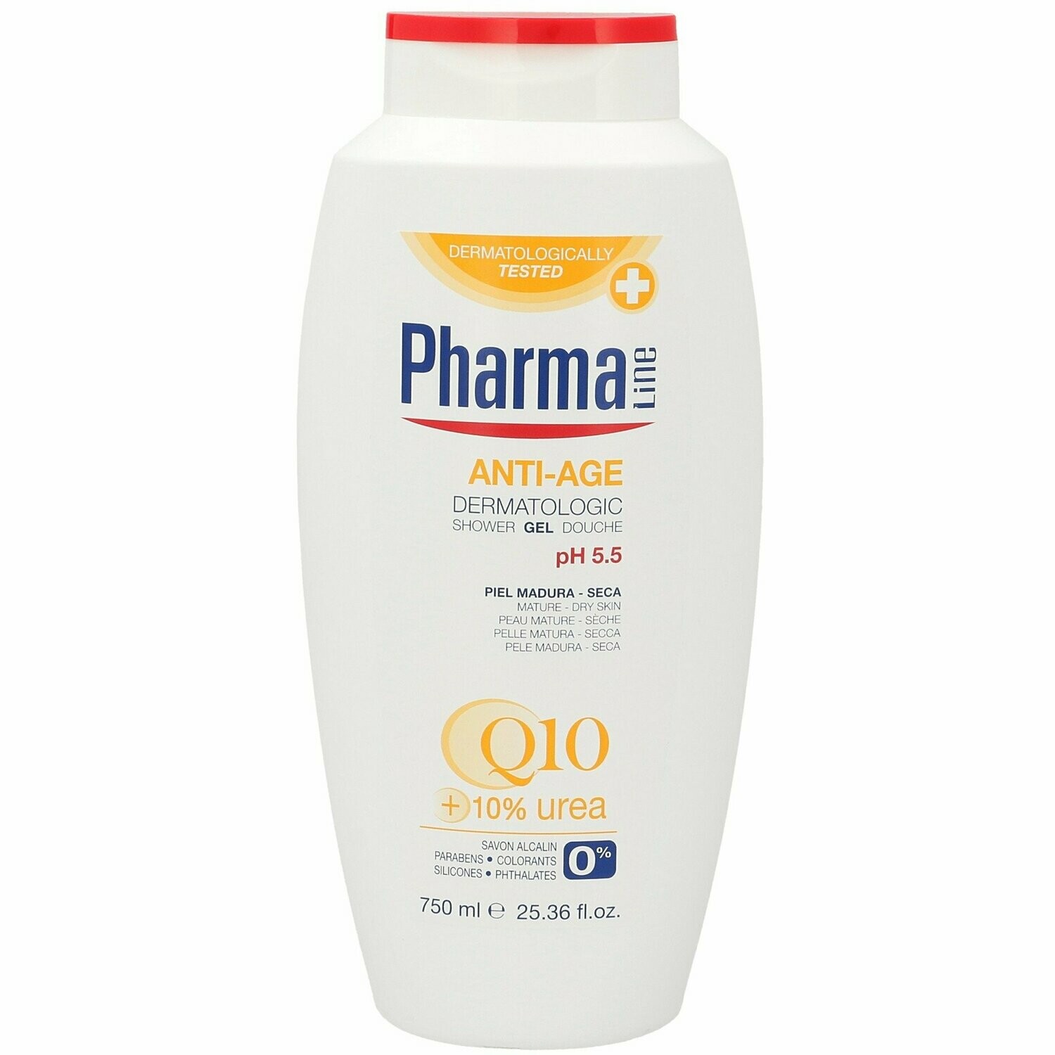 GEL DE DUCHA PHARMA LINE ANTIAGE Q10 750ML