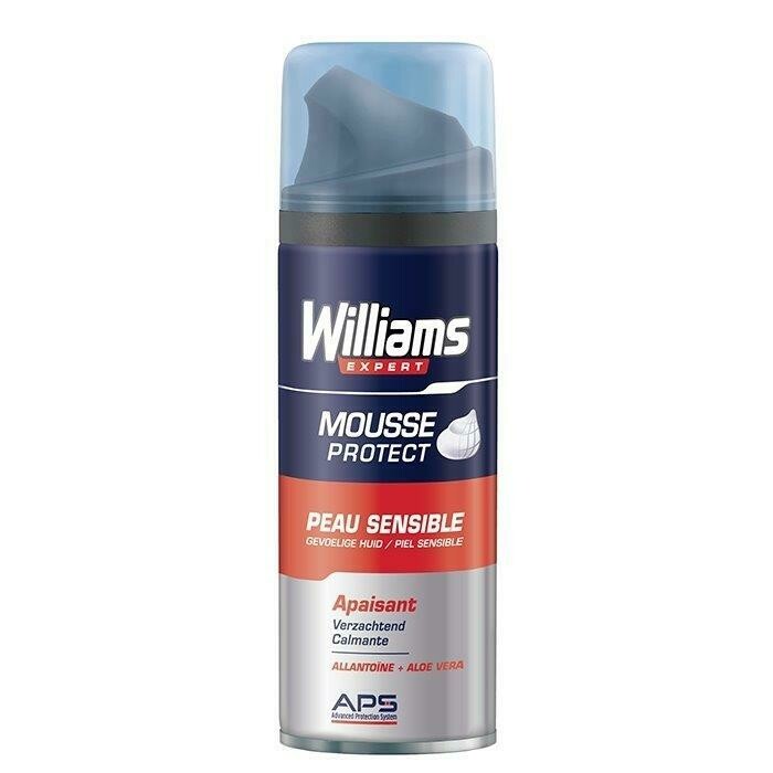 ESPUMA DE AFEITAR MOUSSE WILLIAMS PIEL SENSIBLE