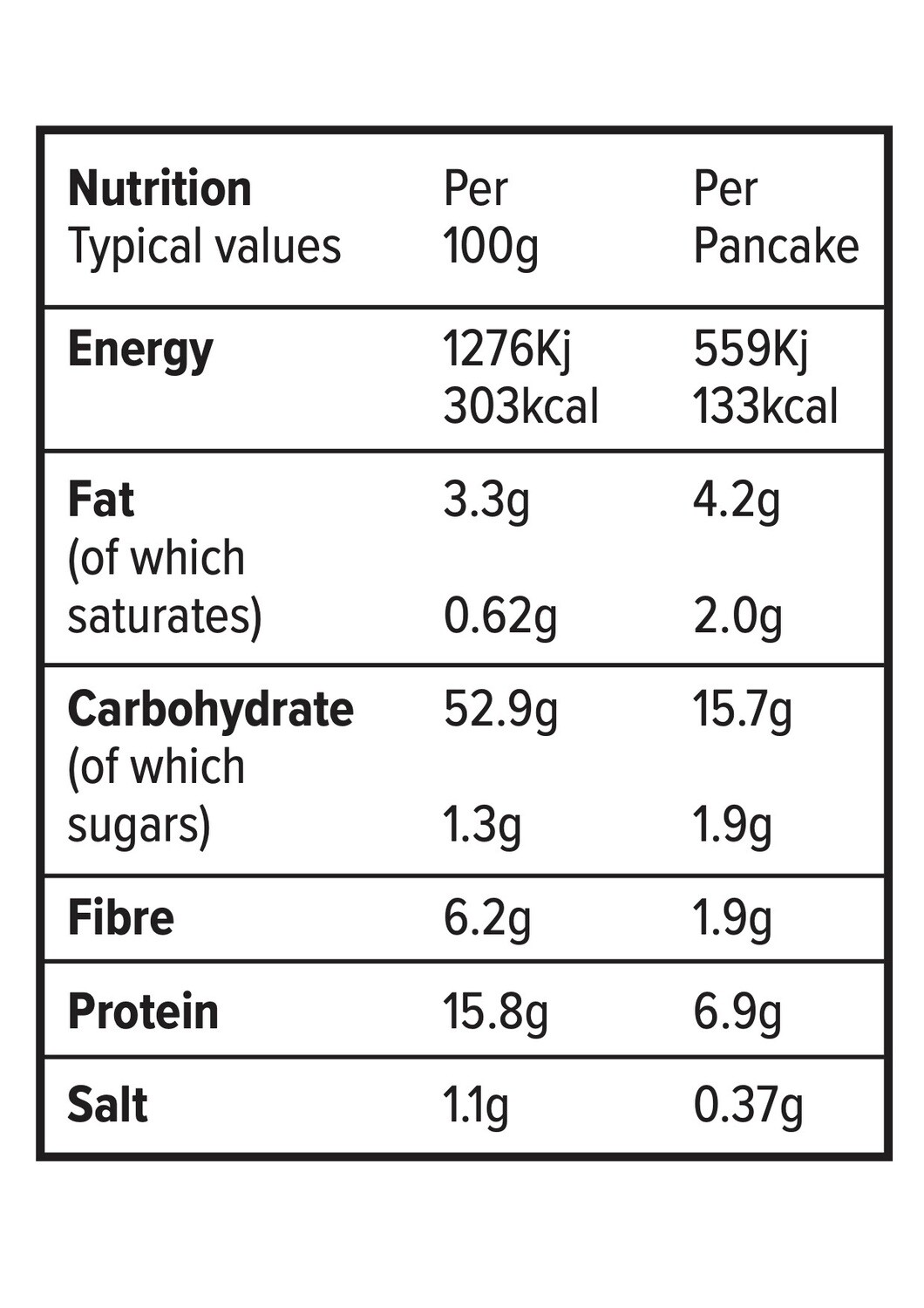 NEW! Stacks of Goodness Double Chocolate Protein Pancake Mix 200g