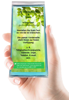 Vorderseite bedruckt