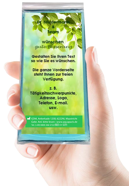 Vorderseite bedruckt