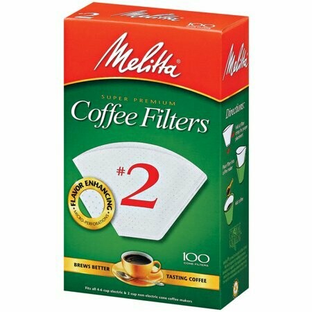 Filtros Melitta #2  caja de 40 Unds.