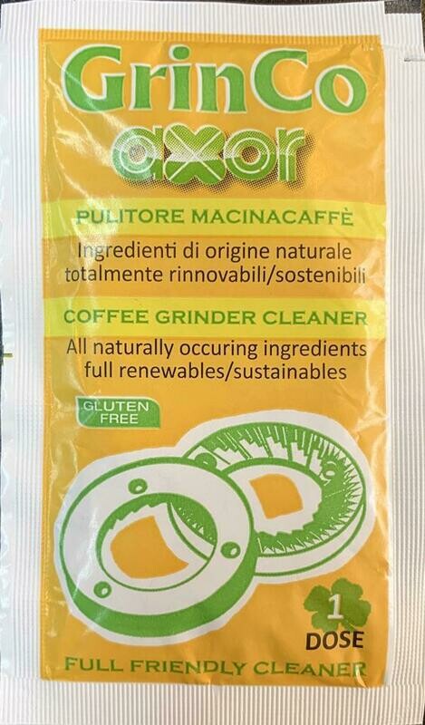GRINCO POWDER – Limpiador de molinillo de café en sobre de 15g.