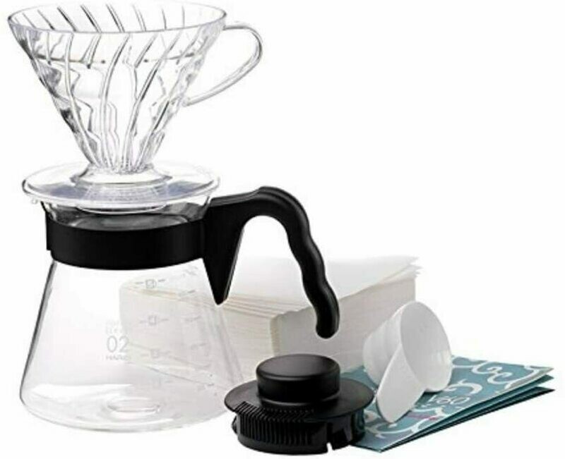 Hario V60 set para servir café, policarbonato