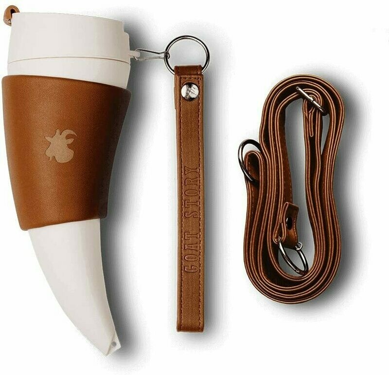 GOAT STORY  WHITE termo de 16 oz.