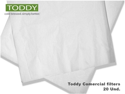 Toddy Comercial filtros 20 und.