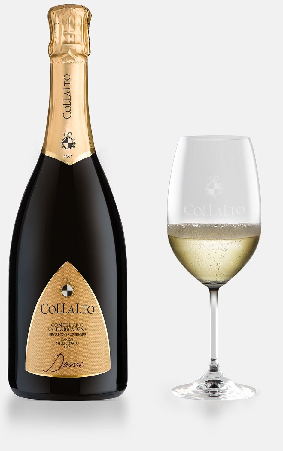 Prosecco Superiore Dry Millesimato DOCG Conegliano Valdobbiadene 750 ml. Botella