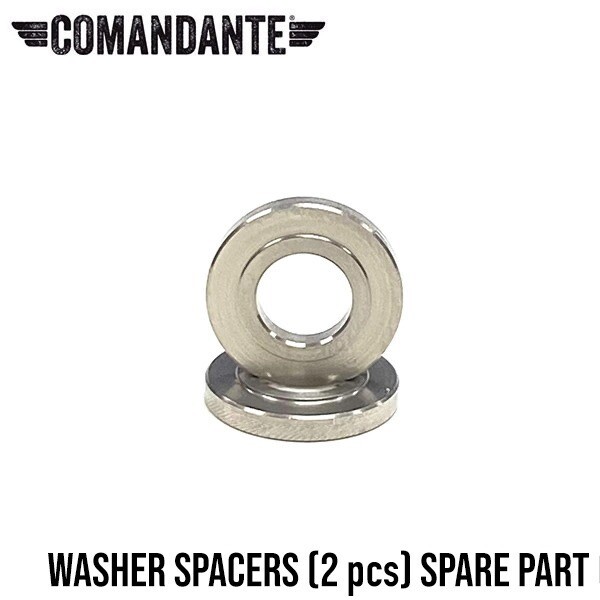 COMANDANTE Arandelas Espaciadores Cojinetes (2 PIEZAS)