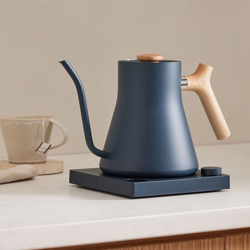 Fellow Kettle Stone Blue w/ Maple Accents