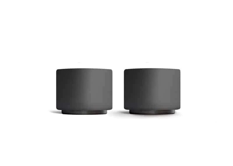 Fellow Monty Demitasses 3.0oz. Negro 2 unidades.