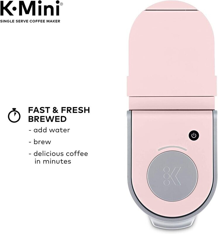 Keurig K - Mini Cafetera para Cápsulas PINK