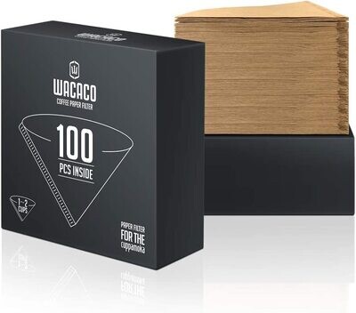 WACACO Filtros de papel para Cuppamoka, 1-2 caja de 100 und.