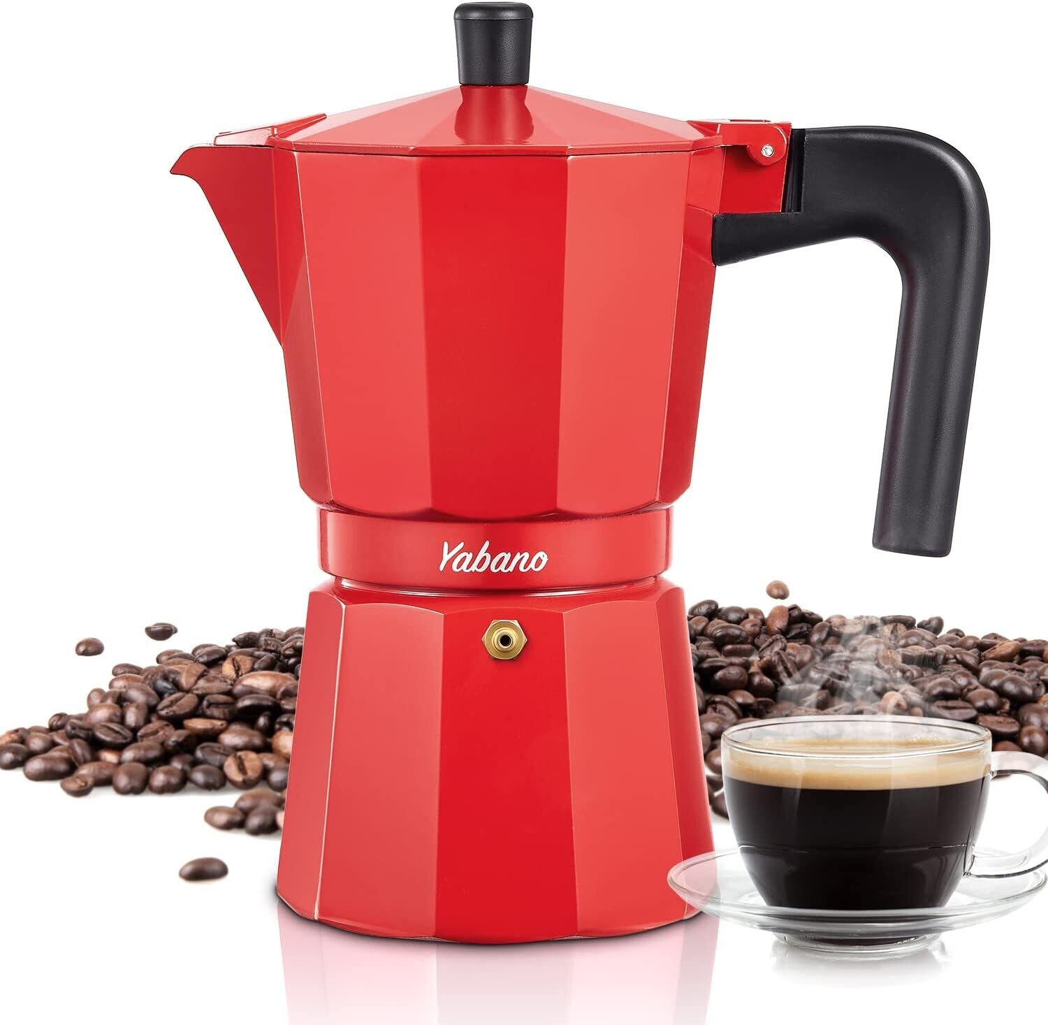 MOKA 1 TAZAS ROJO