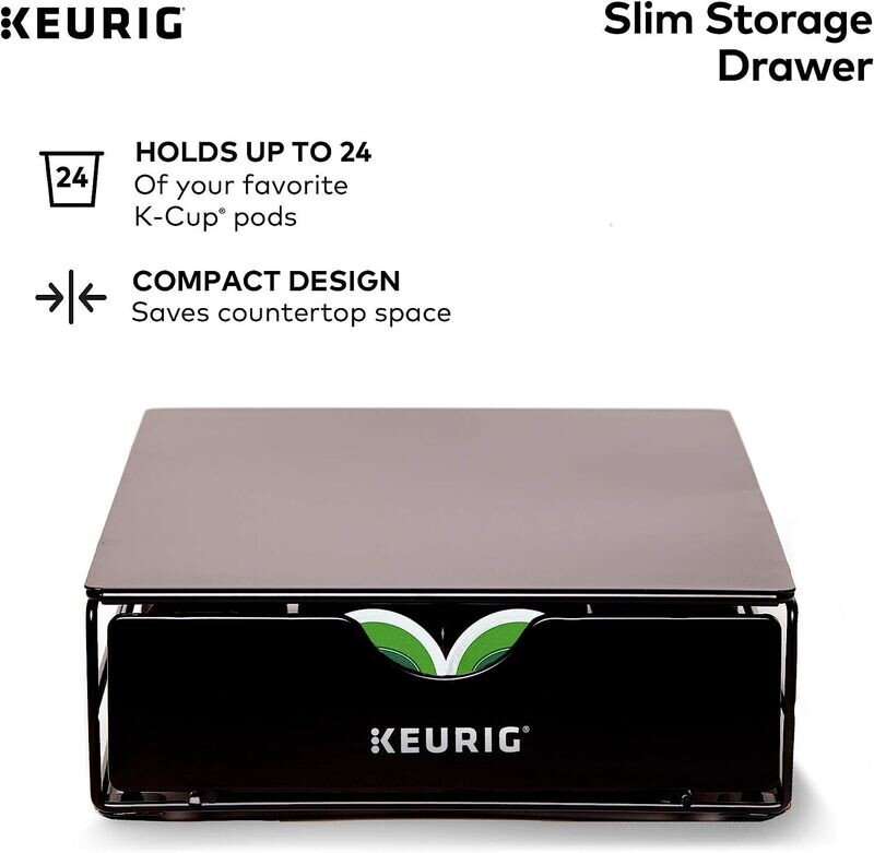 Keurig - Carrusel para almacenar cápsulas de café, capacidad 24 K-Cup