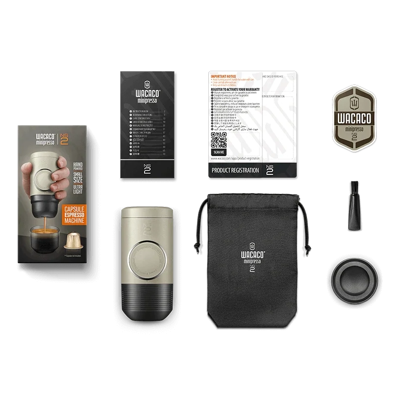 MINIPRESO NS2 CAFETERA ESPRESSO DE CÁPSULAS PORTÁTIL