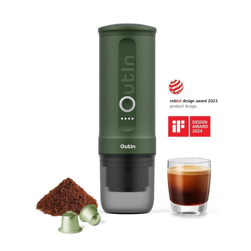 Outin Nano Espresso Portátil Verde Bosque
