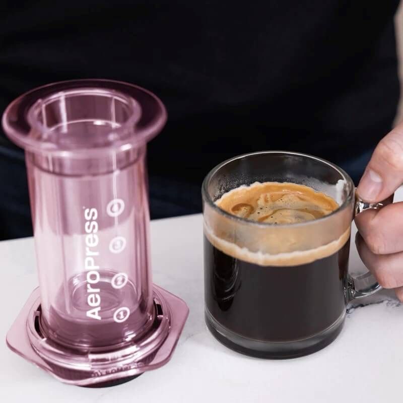 AeroPress Clear Pink