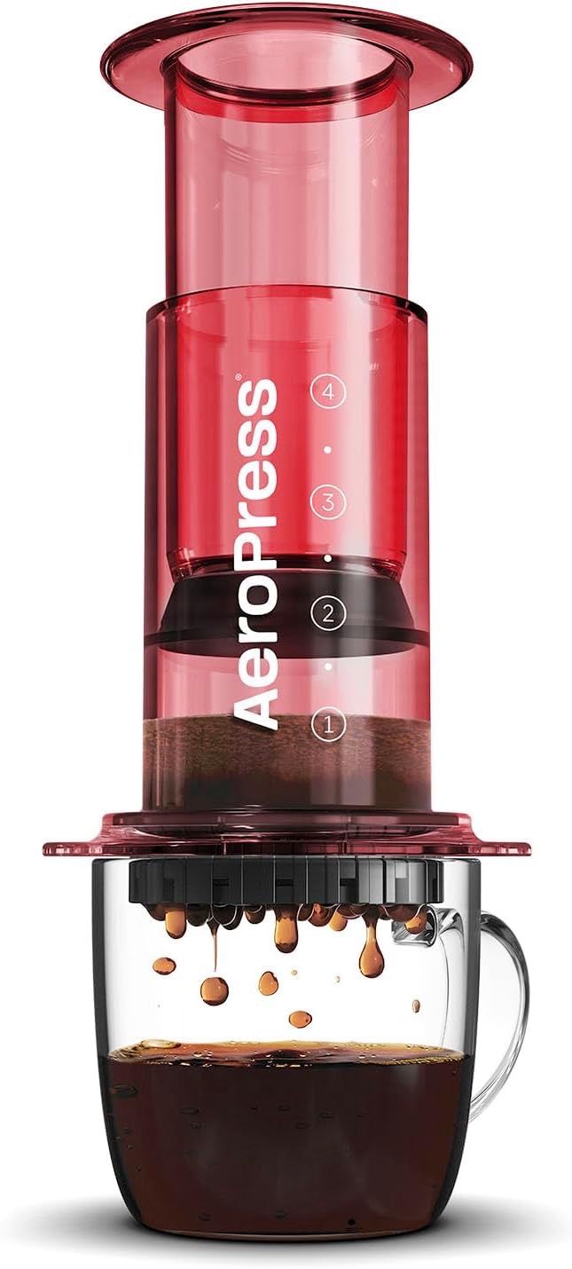 AEROPRESS CLEAR RED