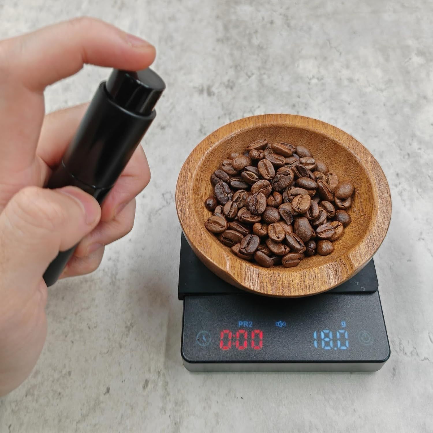 GEMINI Coffee Bean Spray Bottle and Coffee Dosing Cup Set - Espresso Spray Bottle