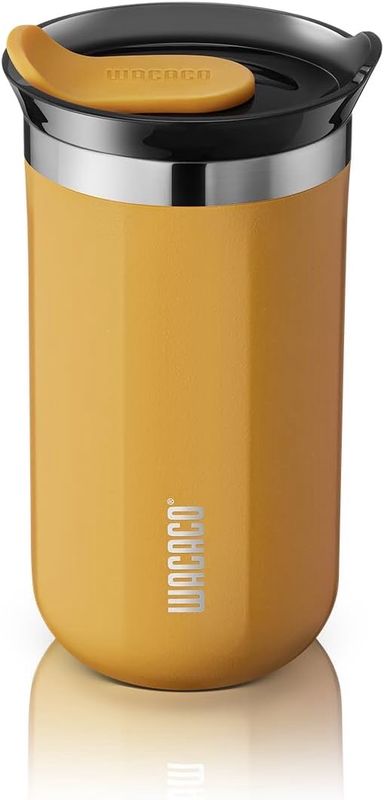 WACACO Octaroma Lungo - Taza de café aislada al vacío, vaso de viaje de acero inoxidable de doble pared con tapa para beber, 10 onzas líquidas (10.1 fl oz) WACACO Octaroma Lungo - Taza de café aislada al vacío, vaso de viaje de acero inoxidable de doble pared con tapa para beber, 10 onzas líquidas (10.1 fl oz)