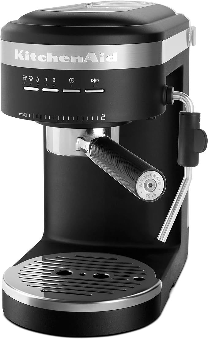 KitchenAid Máquina espresso semiautomática KES6403, negro mate, 1.4 litros