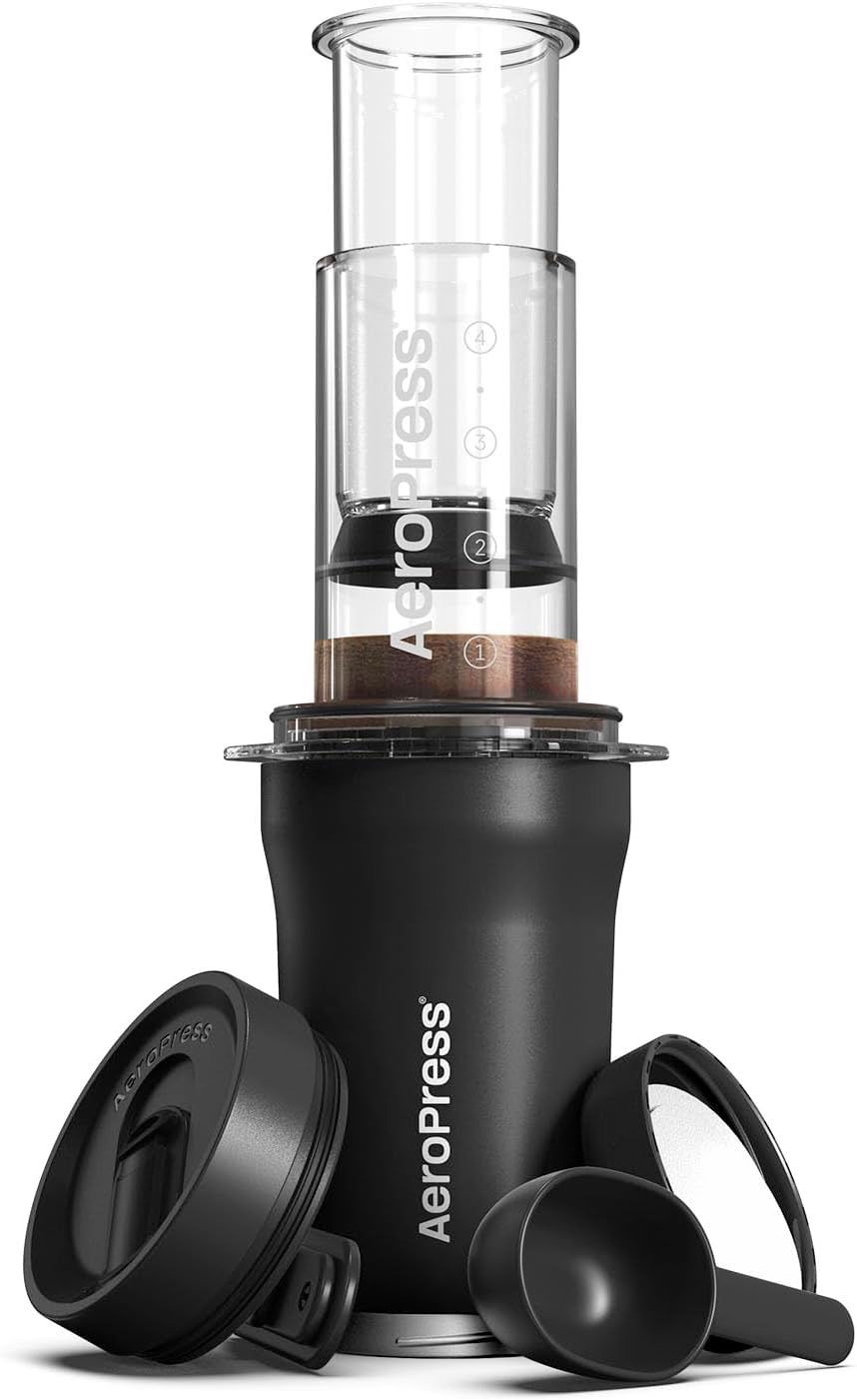 AeroPress Go Plus, color negro