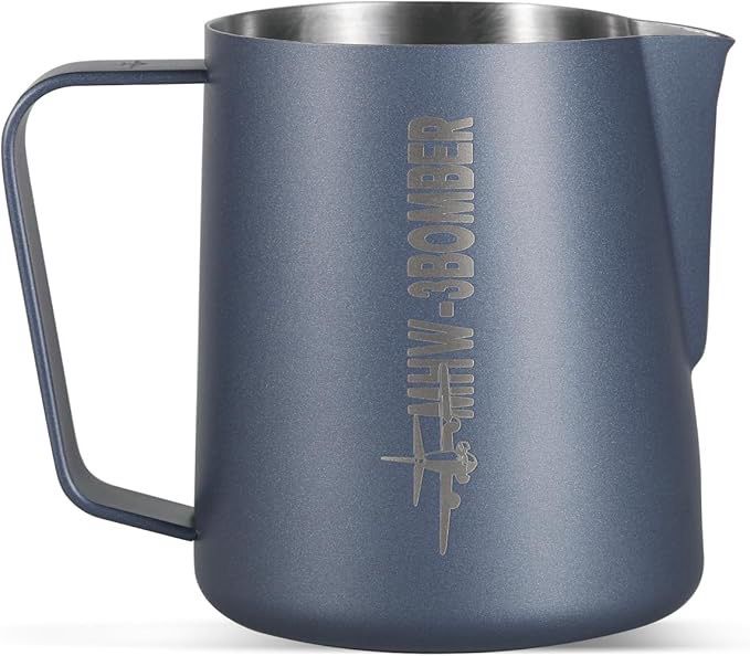 3BOMBER Jarra espumadora de leche, taza espumadora de 16 oz
