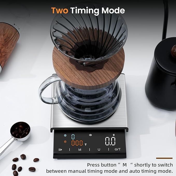 Tipre báscula de café con temporizador