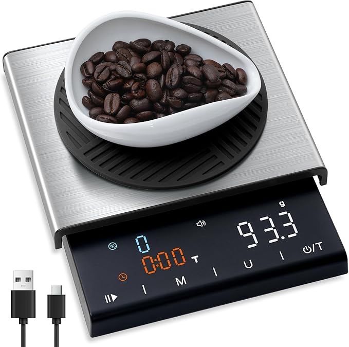 Tipre báscula de café con temporizador