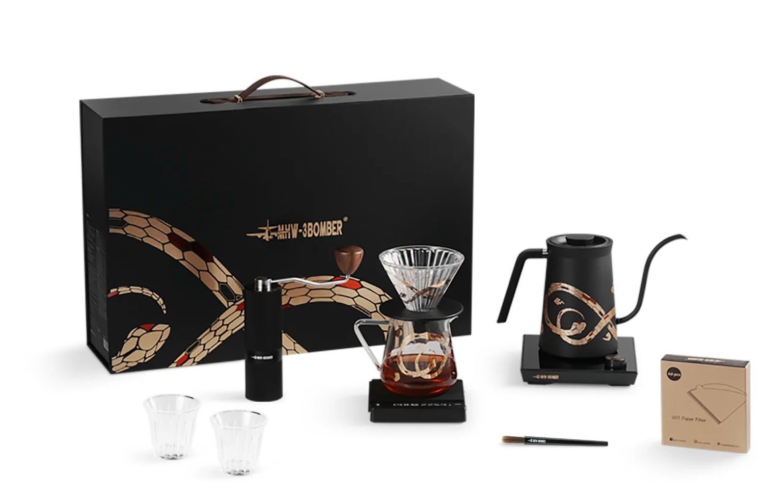 MHW-3BOMBER CAJA DE REGALO DE EDICIÓN LIMITADA DEL AÑO DE LA SERPIENTE