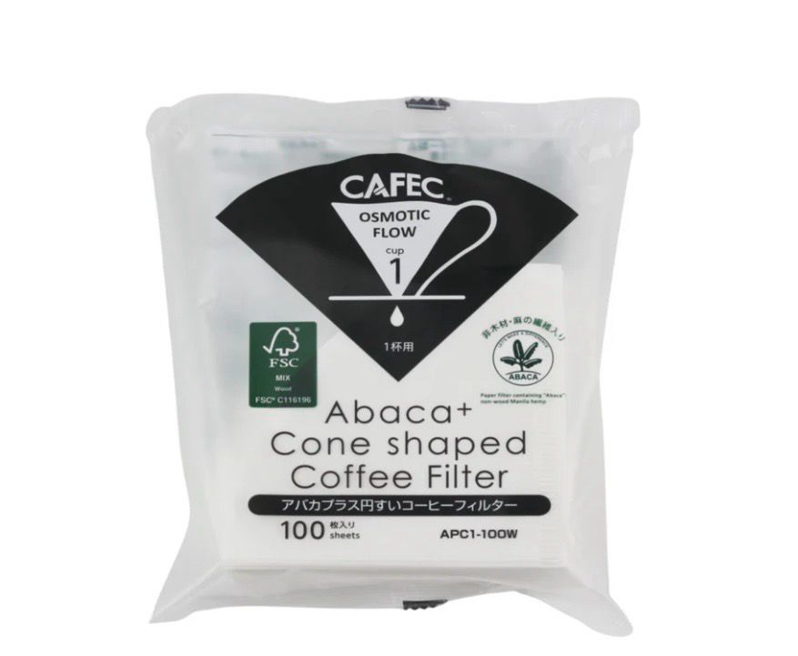 CAFEC FILTROS ABACA 100 UNIDADES