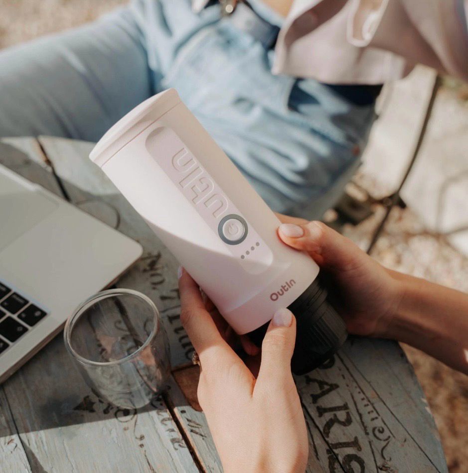 OUTIN ESPRESSO ROSE QUARTZ